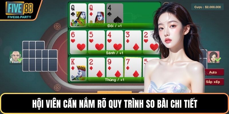 Hội viên cần nắm rõ quy trình so bài chi tiết